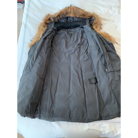 Mackage Kay Parka - XS Grey with Fur Trim - Picture 6 of 7